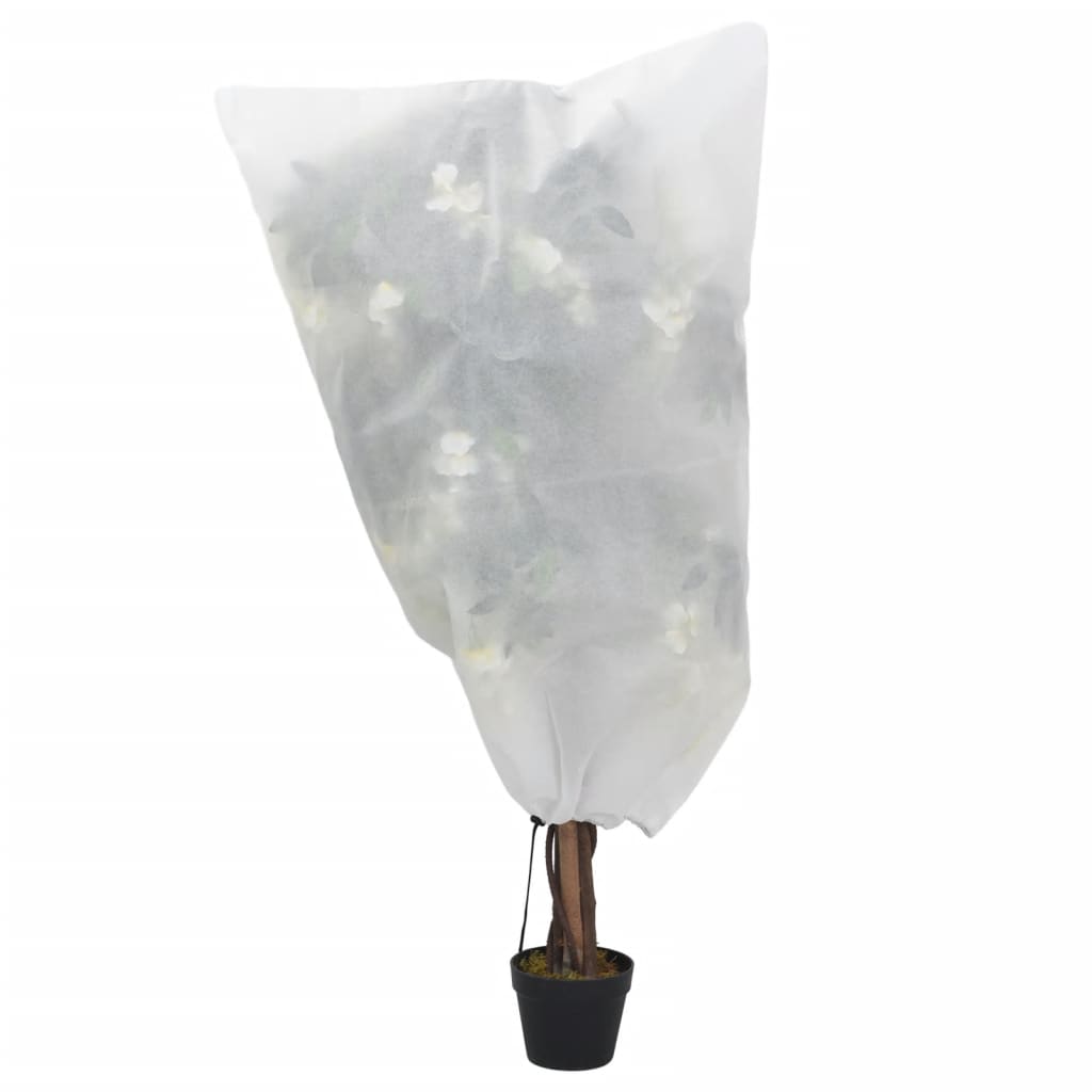 plantebeskyttelse med snore 4 stk. 70 g/m² 0,8x0,8 m