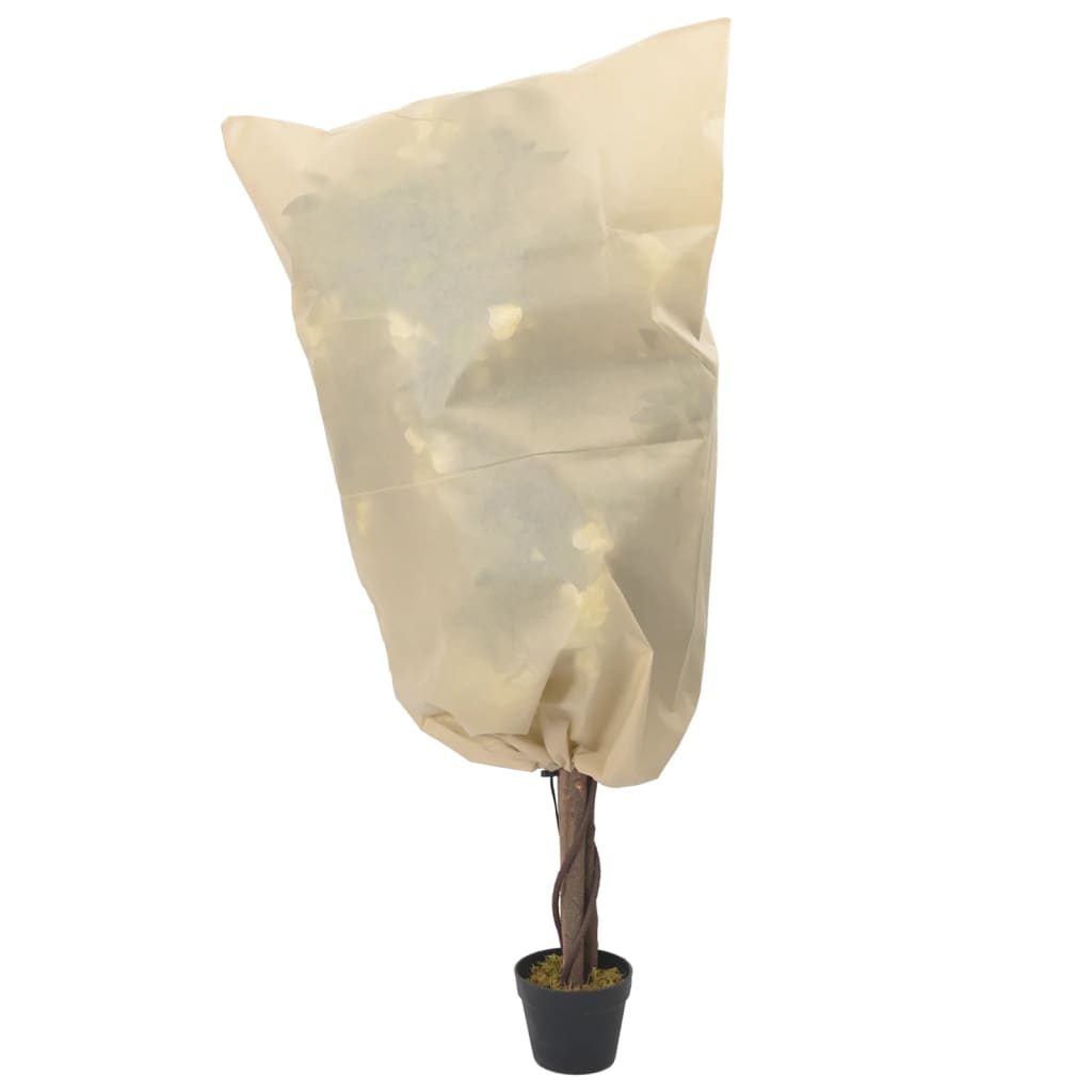 plantebeskyttelse med snore 4 stk. 70 g/m² 0,8x0,8 m