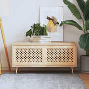 skabslåger 2 stk. 59,5x39,5 cm gitterdesign massivt fyrretræ