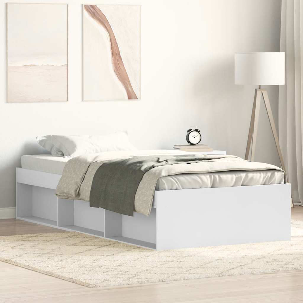 sengeramme 90x190 cm hvid