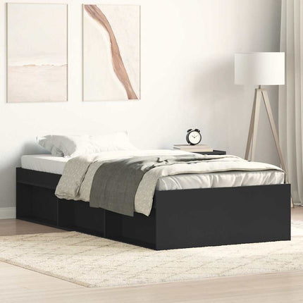 sengeramme 90x190 cm sort