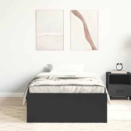 sengeramme 75x190 cm sort