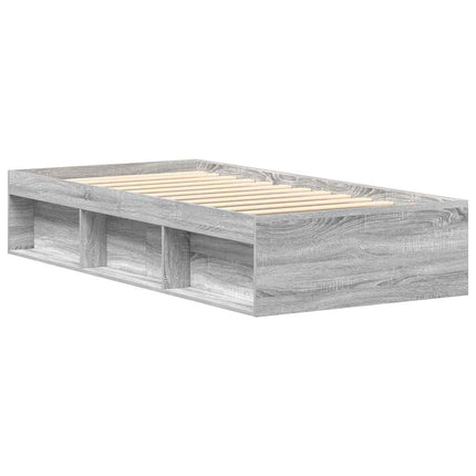 sengeramme 75x190 cm grå sonoma-eg