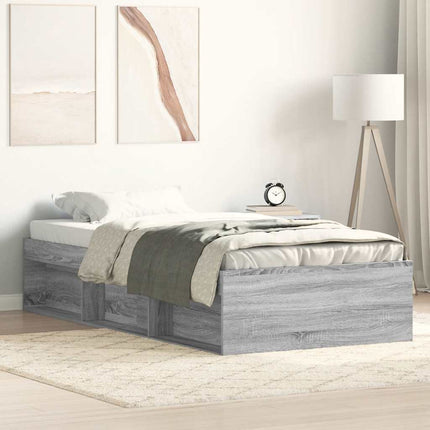 sengeramme 75x190 cm grå sonoma-eg