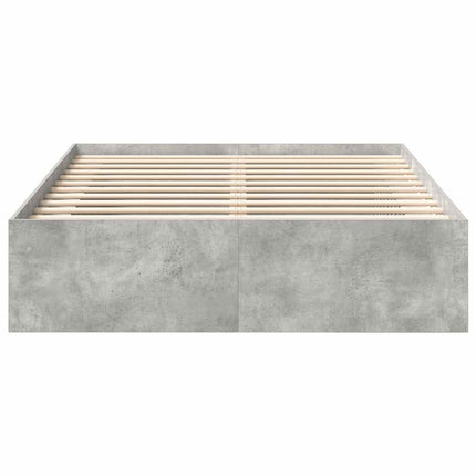 sengeramme 140x200 cm betongrå