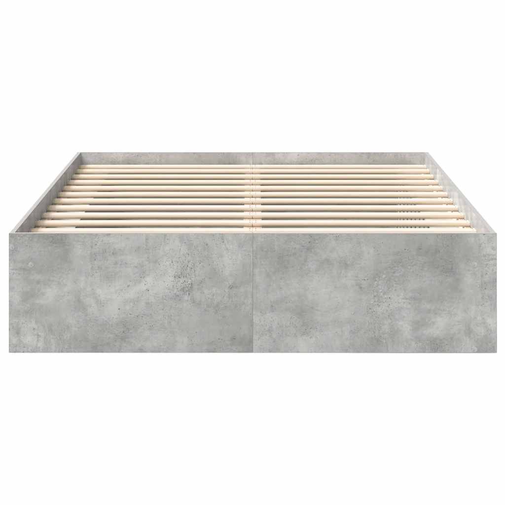 sengeramme 160x200 cm betongrå