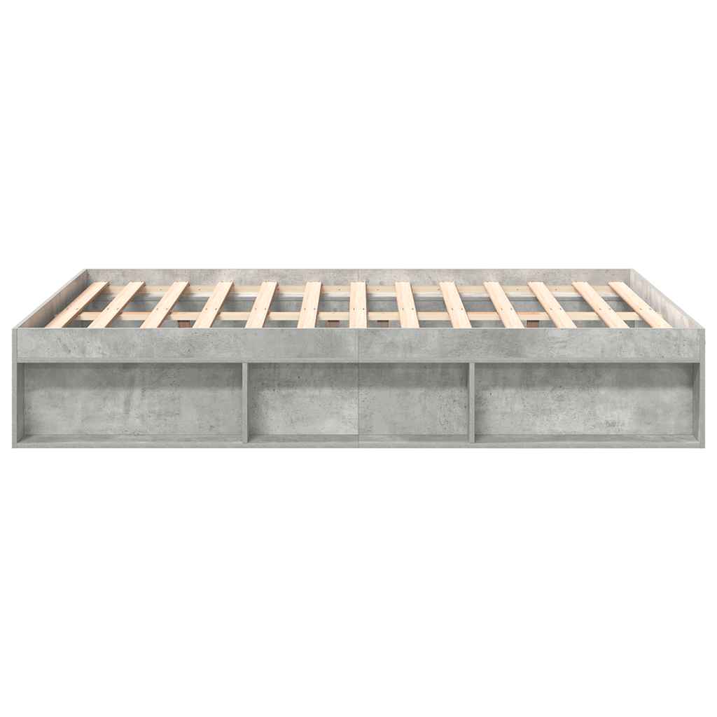 sengeramme 160x200 cm betongrå