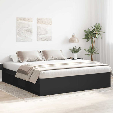 sengeramme 180x200 cm sort