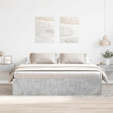 sengeramme 180x200 cm betongrå