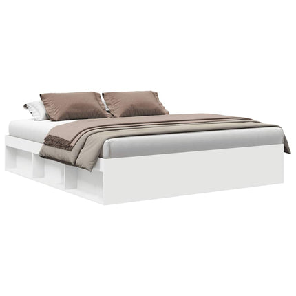 sengeramme 200x200 cm hvid