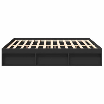 sengeramme 200x200 cm sort
