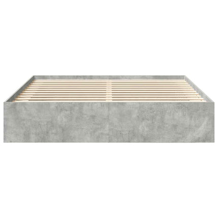 sengeramme 200x200 cm betongrå