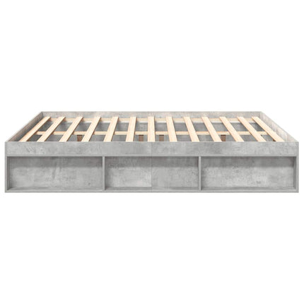 sengeramme 200x200 cm betongrå