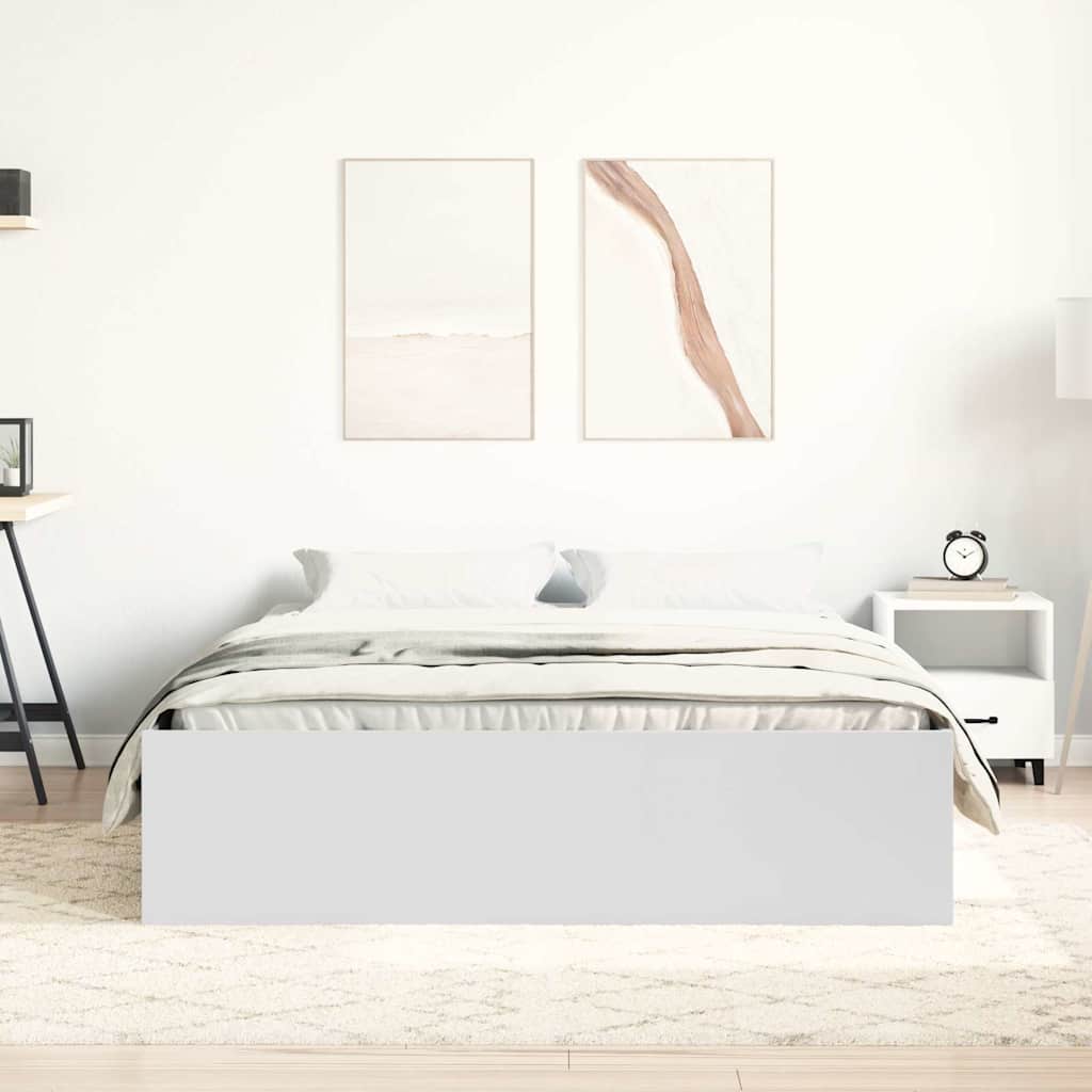 sengeramme 120x190 cm hvid