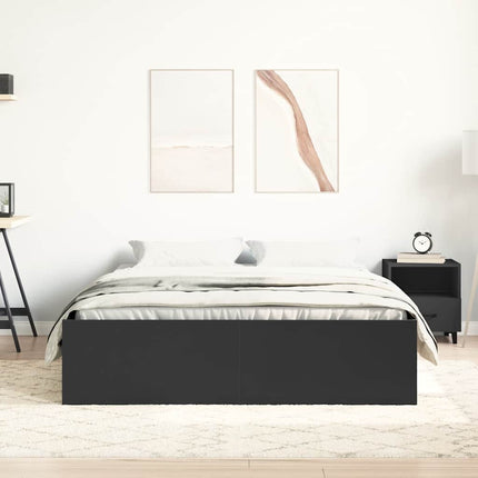 sengeramme 120x190 cm sort