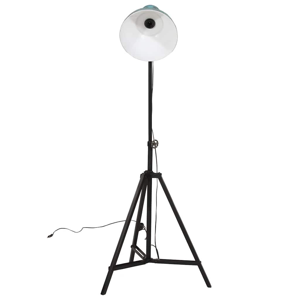 gulvlampe 25 W 61x61x90/150 cm E27 rustik blå