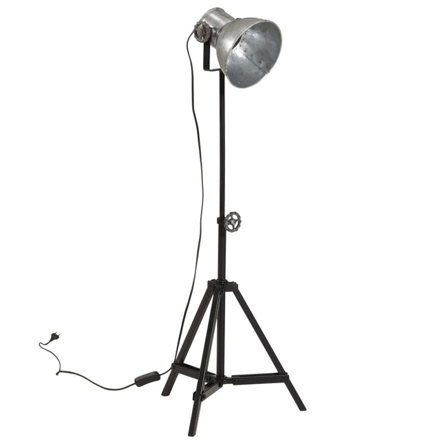 gulvlampe 35x35x65/95 cm 25 W E27 vintagesølv
