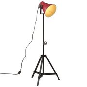 gulvlampe 25 W 35x35x65/95 cm E27 rustik rød