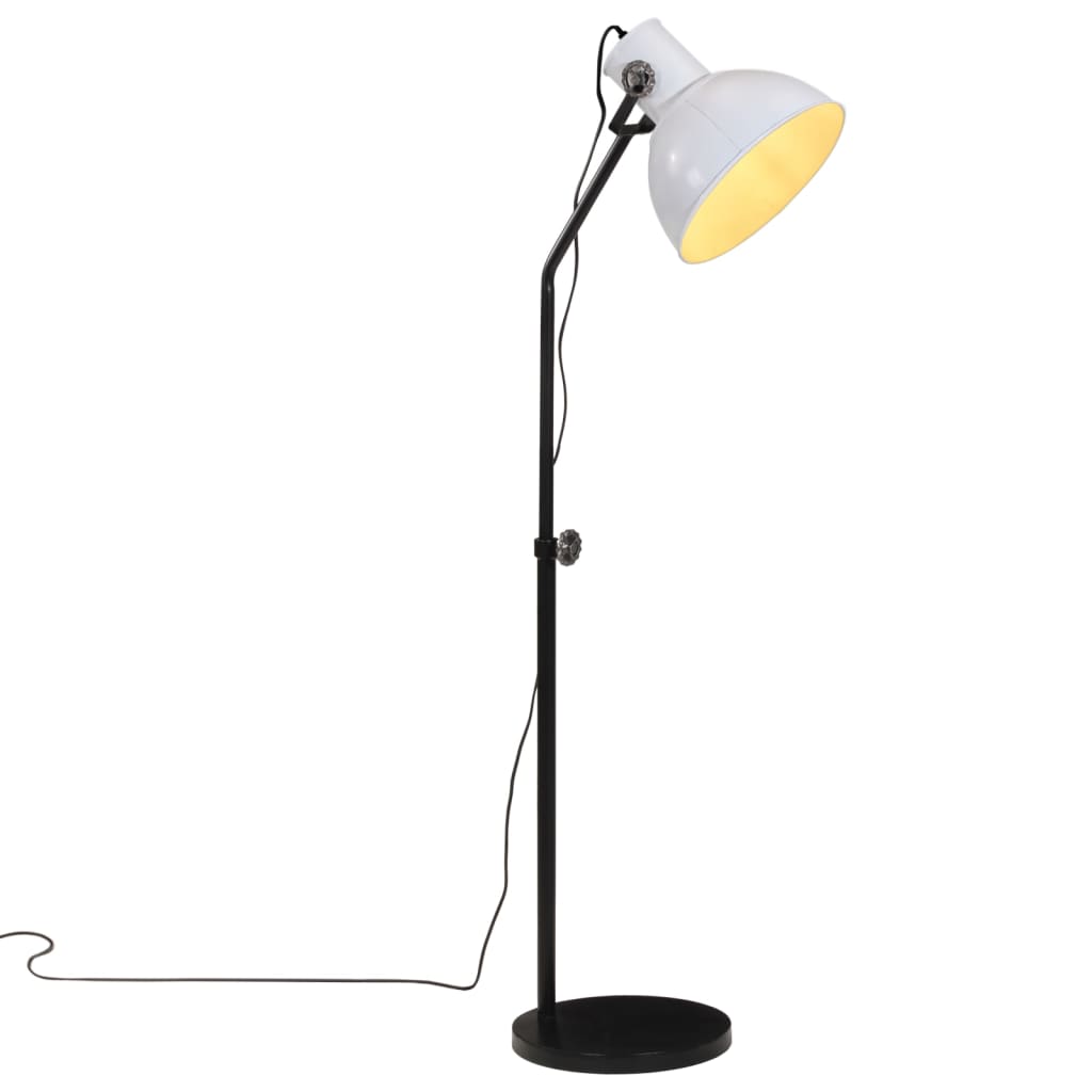 gulvlampe 30x30x90-150 cm 25 W E27 hvid