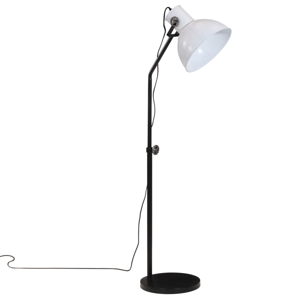 gulvlampe 30x30x90-150 cm 25 W E27 hvid