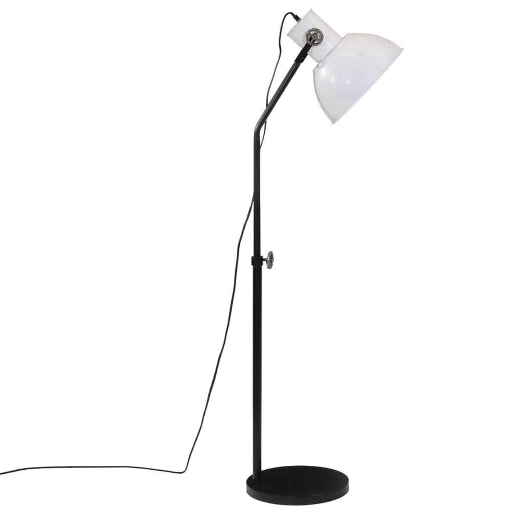 gulvlampe 30x30x90-150 cm 25 W E27 hvid