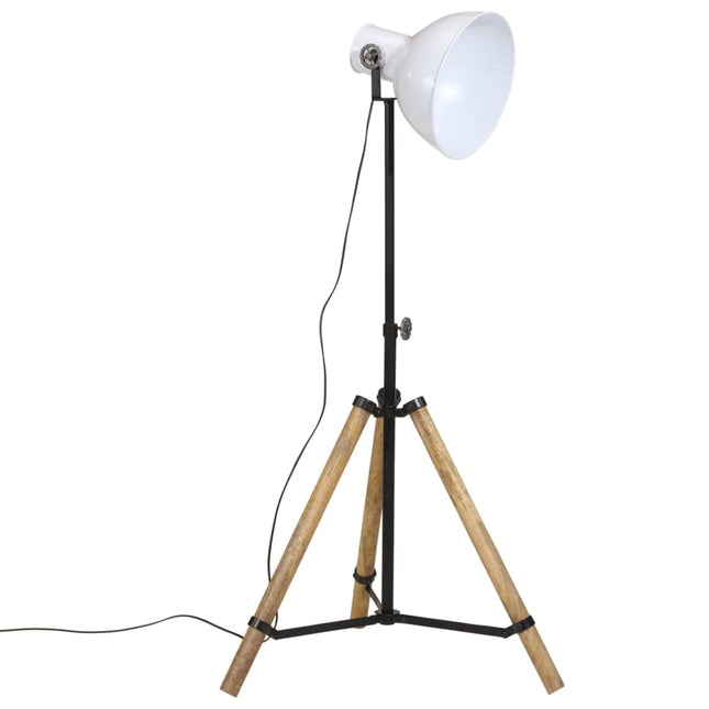 gulvlampe 75x75x90-150 cm 25 W E27 hvid
