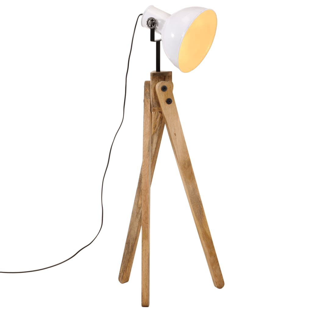 Gulvlampe 45x45x120 Cm 25 W E27 Hvid - Vidaxl