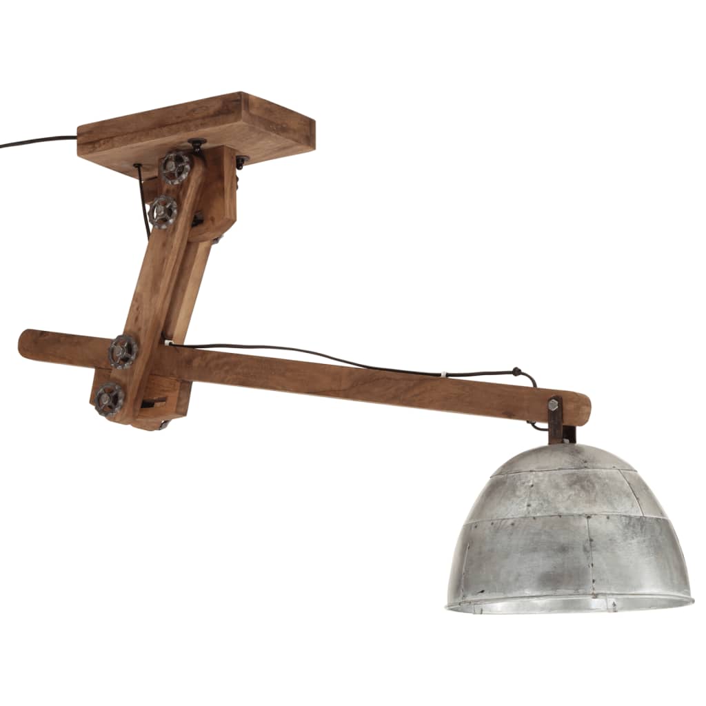 loftlampe 105x30x65-108 cm 25 W E27 vintagesølv
