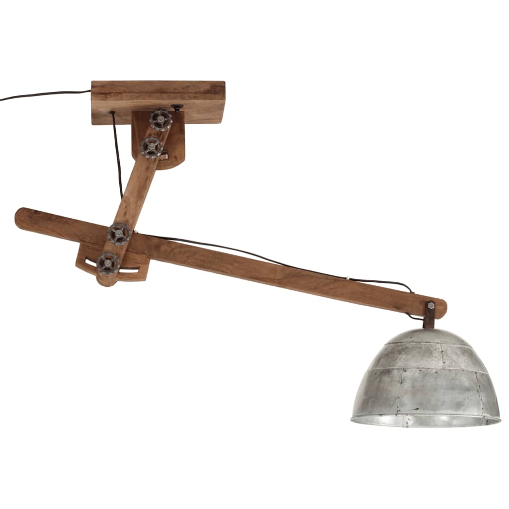 loftlampe 105x30x65-108 cm 25 W E27 vintagesølv