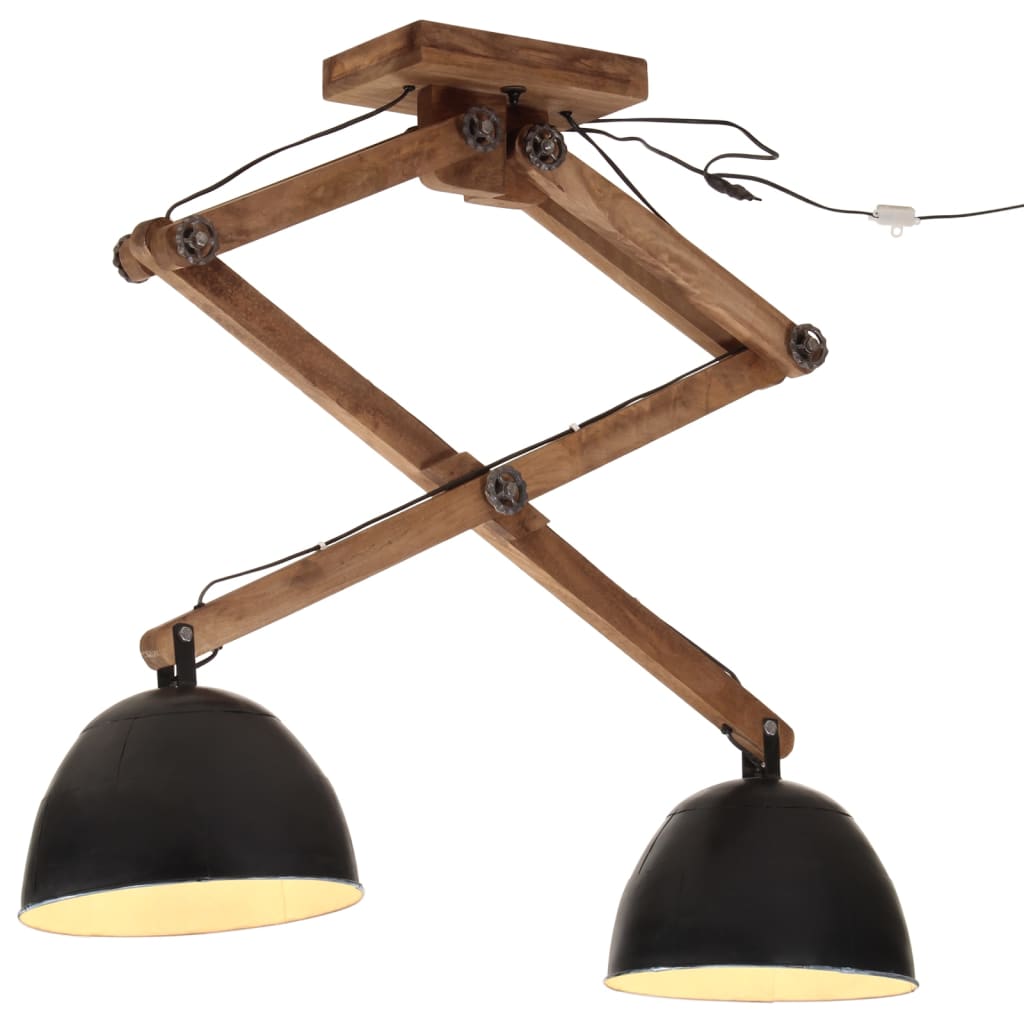 loftlampe 29x18x85 cm 25 W E27 sort