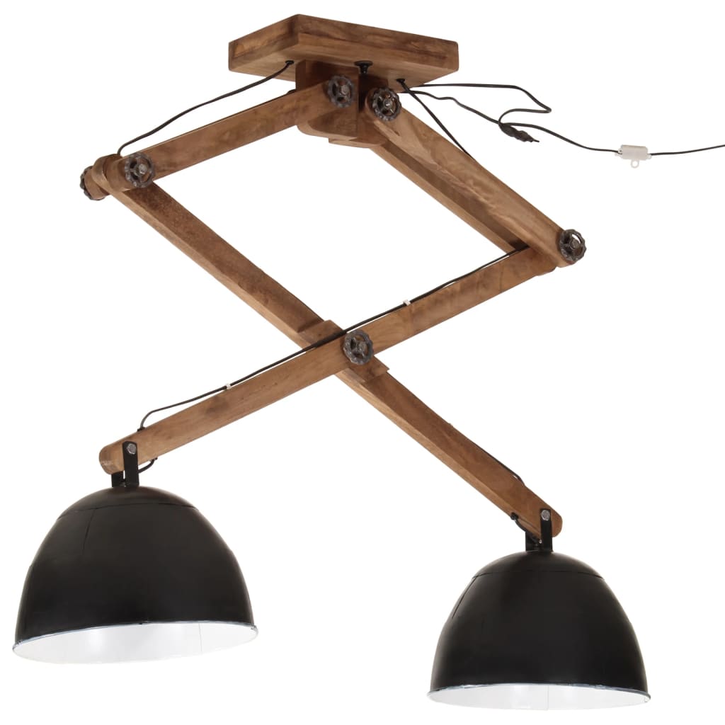 loftlampe 29x18x85 cm 25 W E27 sort