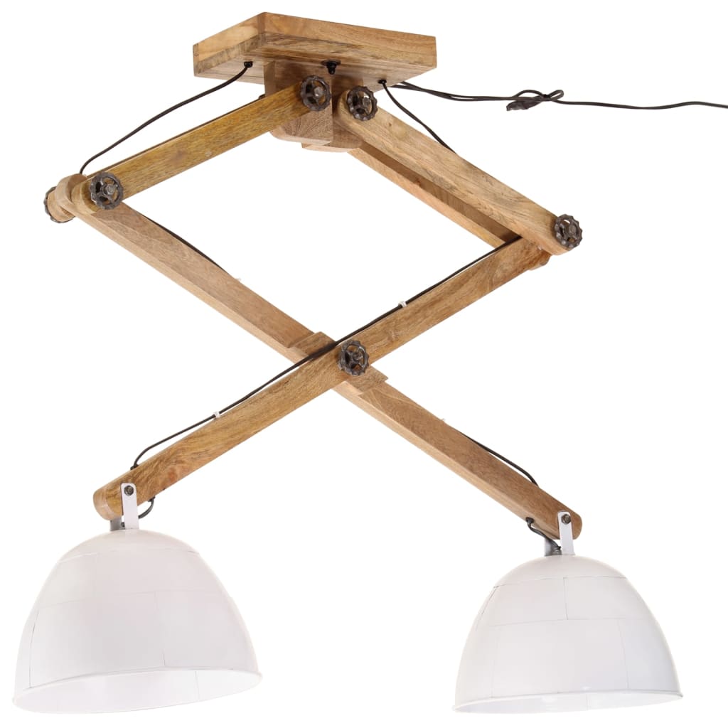 loftlampe 29x18x85 cm 25 W E27 hvid