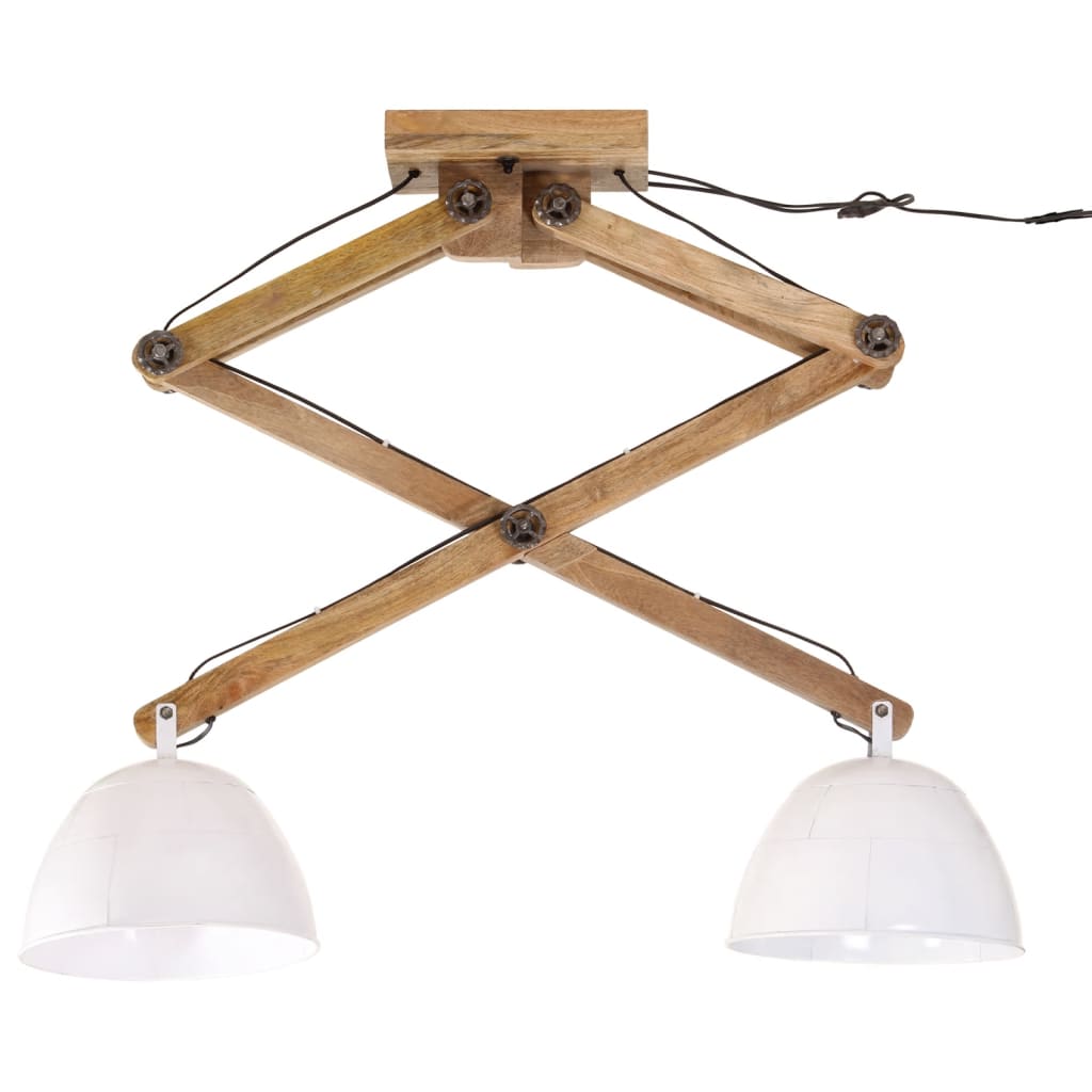 loftlampe 29x18x85 cm 25 W E27 hvid