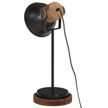 skrivebordslampe 25 W 17x17x50 cm E27 sort