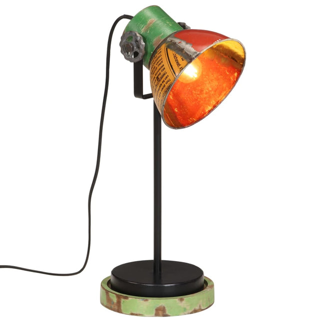 skrivebordslampe 25 W 17x17x50 cm E27 flerfarvet