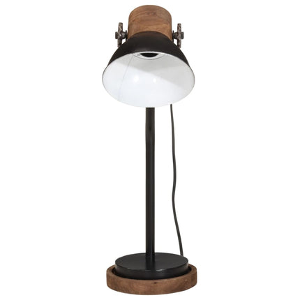 skrivebordslampe 25 W 18x18x60 cm E27 sort