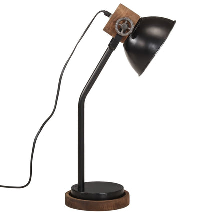 skrivebordslampe 25 W 18x18x60 cm E27 sort