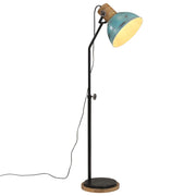 gulvlampe 25 W 30x30x100-150 cm E27 rustik blå
