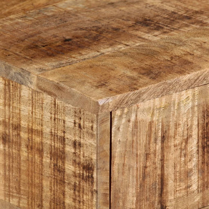væghængt sengebord 40x30x13,5 cm massivt mangotræ