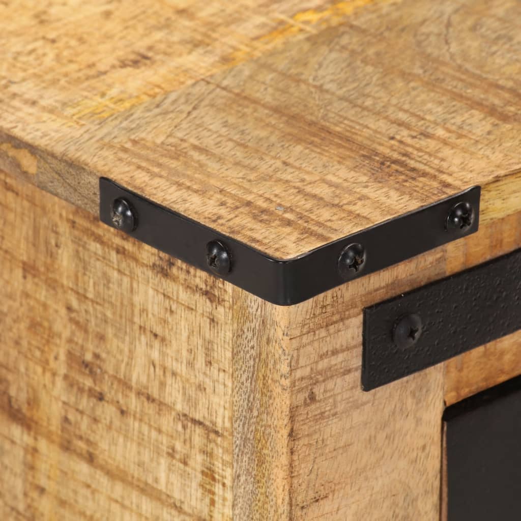 sengebord 40x40x45 cm massivt mangotræ