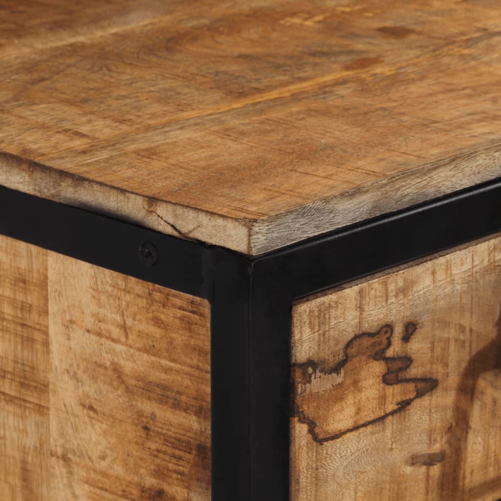 sengebord 40x35x40 cm massivt mangotræ