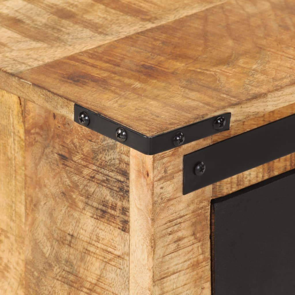 sengebord 45x40x45 cm massivt mangotræ