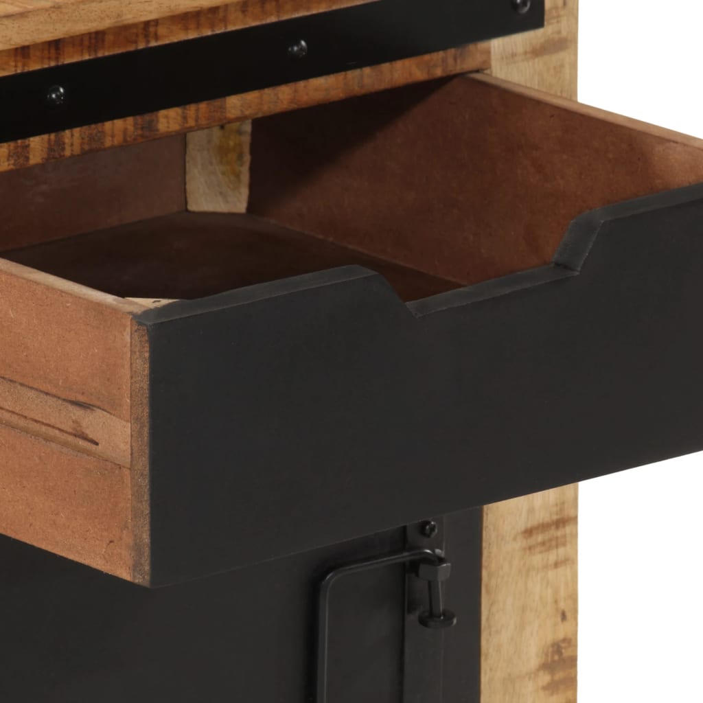 sengebord 45x40x45 cm massivt mangotræ