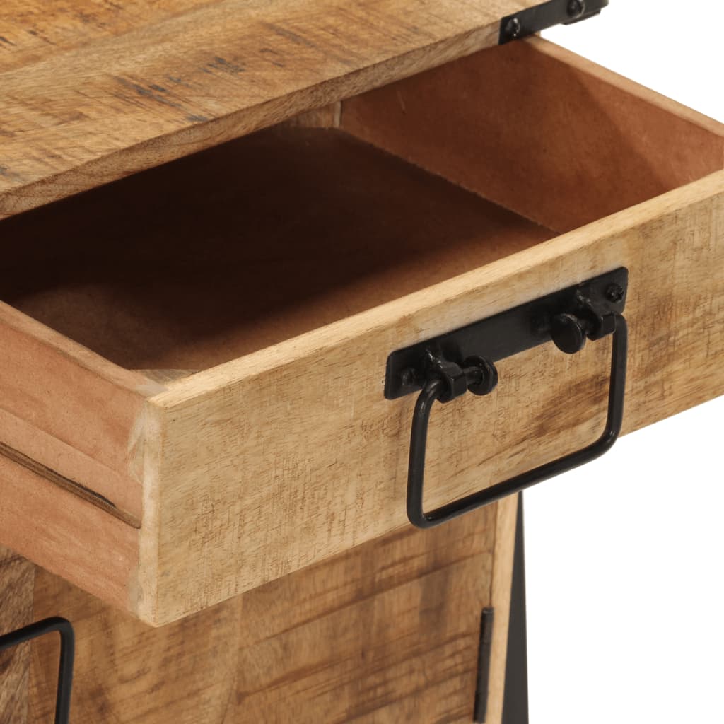 sengebord 40x30x42 cm massivt mangotræ