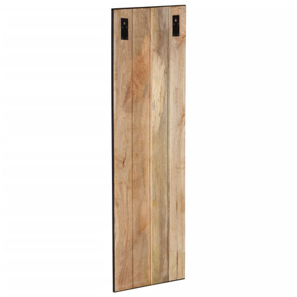 knagerække 35x8x110 cm massivt ru mangotræ