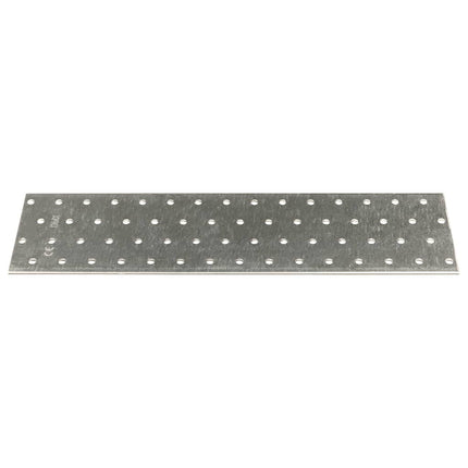 perforerede plader 20 stk. 2 mm 300x80 mm galvaniseret stål