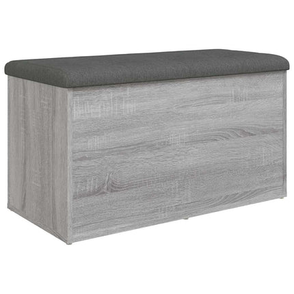 skobænk 82x42x45 cm konstrueret træ grå sonoma-eg