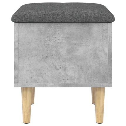 skobænk 42x42x46 cm konstrueret træ betongrå