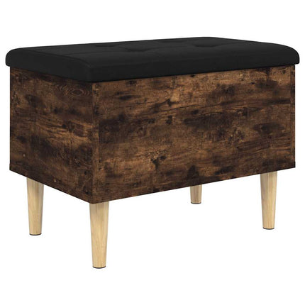 skobænk 62x42x46 cm konstrueret træ røget egetræsfarve