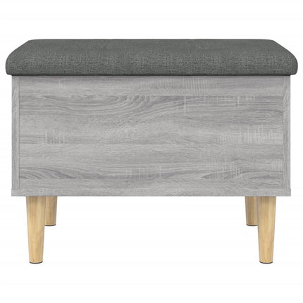 skobænk 62x42x46 cm konstrueret træ grå sonoma-eg